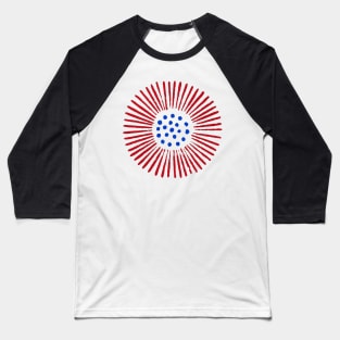 Patriotic Fireworks Baseball T-Shirt